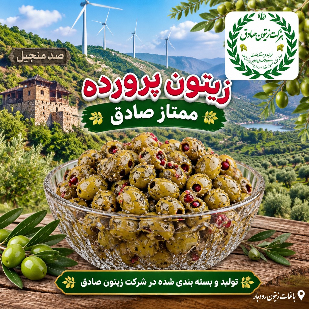 زیتون پرورده ممتاز صادق