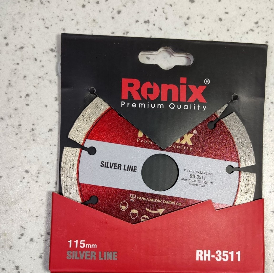 صفحه گرانیت بر سایز 115 رونیکس مدل RH-3511
