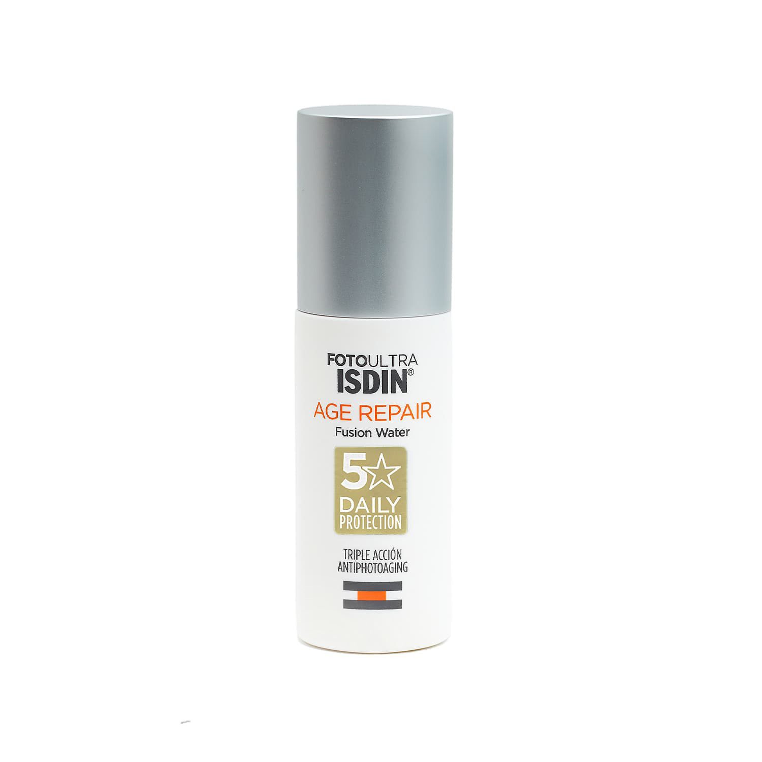 ضد آفتاب بی رنگ SPF50 ایج ریپیر فیوژن واتر ایزدین