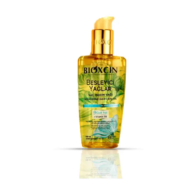 روغن مراقبت از موی مغذی بیوکسین حاوی 9 روغن گیاهی و ویتامین ب5 | Bioxcin Nourishing Hair Care Oil