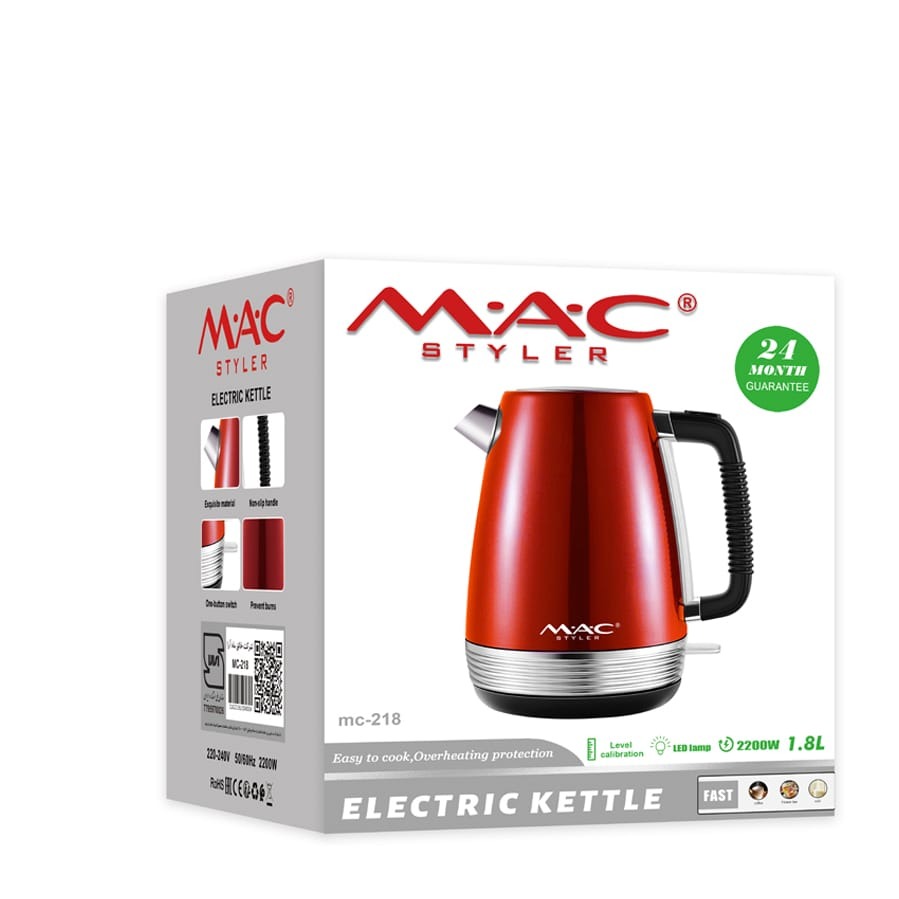 کتری برقی برند مک استایلرMC-218