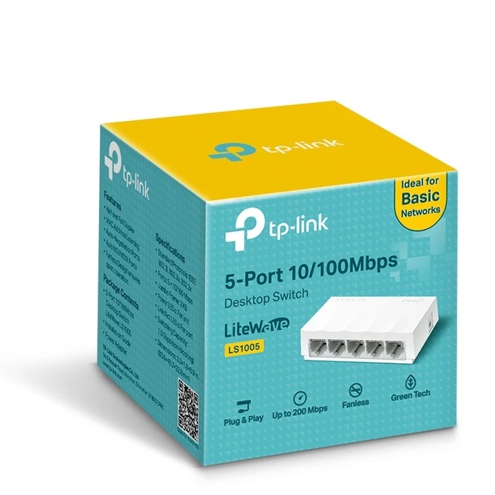 سوییچ شبکه 5 پورت تی پی-لینک مدل LS-1005جدید