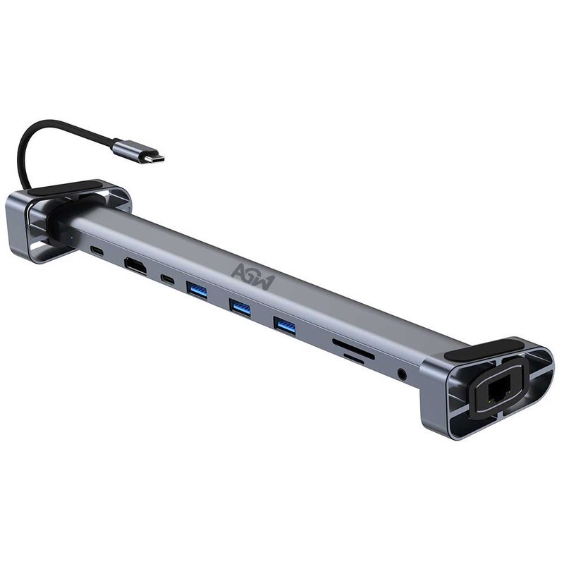 هاب 10 پورت USB-C ای جی دبلیو مدل BYL-2212