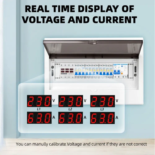 محافظ ولتاژ جریان سه فاز قابل تنظیم مدل TVPS3-100A