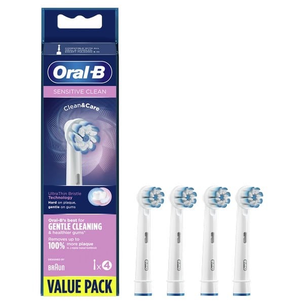 سری یدک مسواک برقی اورال-بی مدل Sensitive Clean بسته 4 عددیمدل 1