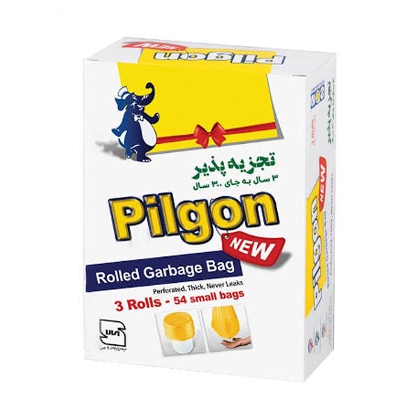 کیسه زباله پیلگون مدل 504 بسته 54 عددی