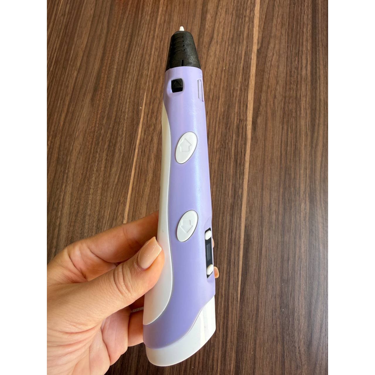 قلم طراحی سه بعدی مدل 3D PEN-2 اورجینال نمایشگر دار با تنظیم سرعت و پشتیبانی از فیلامنت PLA و ABS