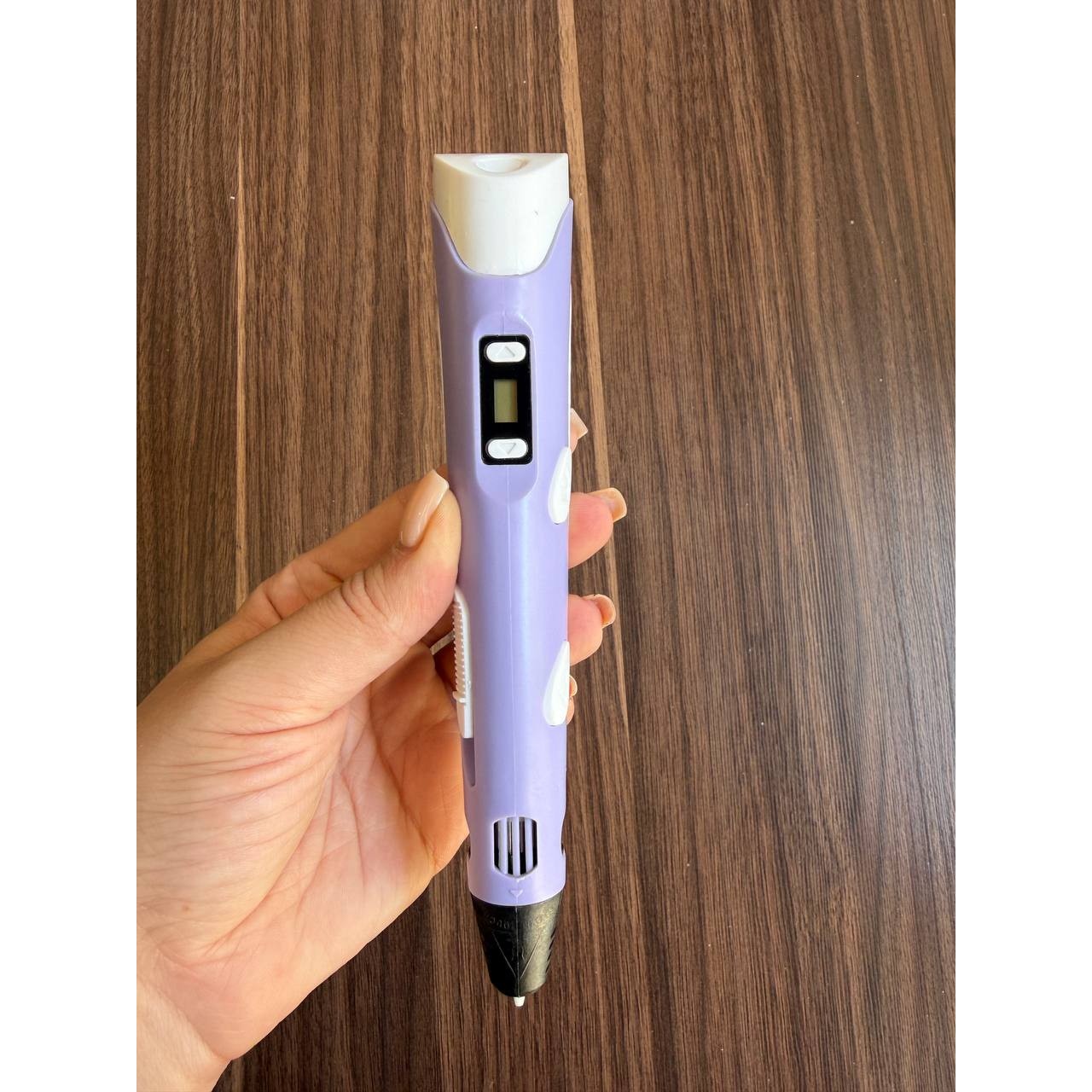 قلم طراحی سه بعدی مدل 3D PEN-2 اورجینال نمایشگر دار با تنظیم سرعت و پشتیبانی از فیلامنت PLA و ABS
