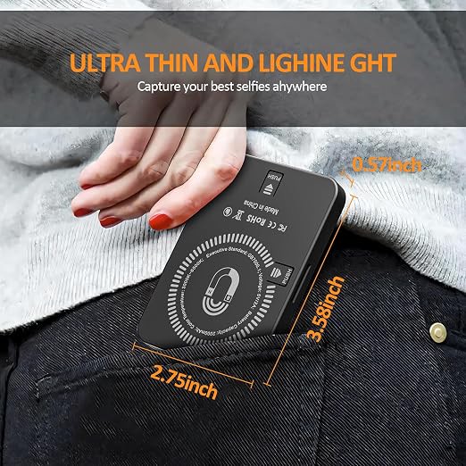 چراغ سلفی مگنتی مدل Magnetic Selfie Light XJ-77جدید