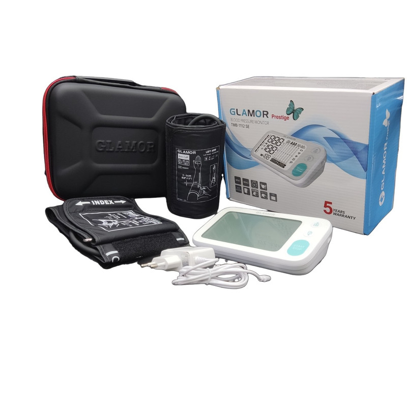 فشارسنج دیجیتال بازویی گلامور مدل TMB-1112 SE با قابلیت اتصال به گوشی، تشخیص ضربان نامنظم و اخطار تکان خوردن، حافظه ذ...جدید
