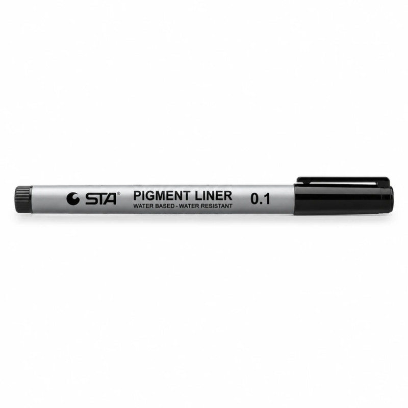راپید 0.1 میلی متری اس تی ای مدل Pigment Liner کد 0987