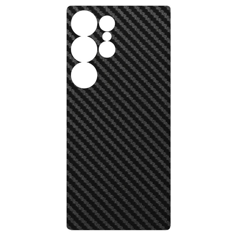 برچسب پوششی ایرگلوری طرح کربن مدل Air مناسب برای گوشی موبایل سامسونگ Galaxy S25 Ultra