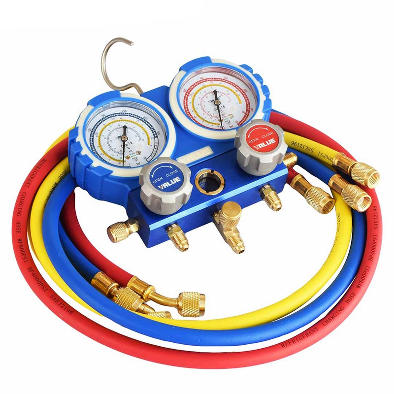 گیج فشار ولیو منیفولد سرویس مدل VMG-2-R410A-B