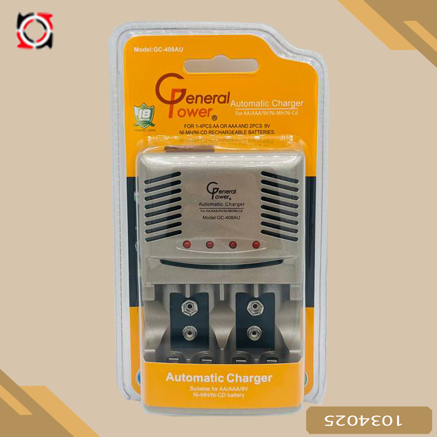 دستگاه شارژر باطری جنرال پاور GENERAL POWR مدل GC-408AU