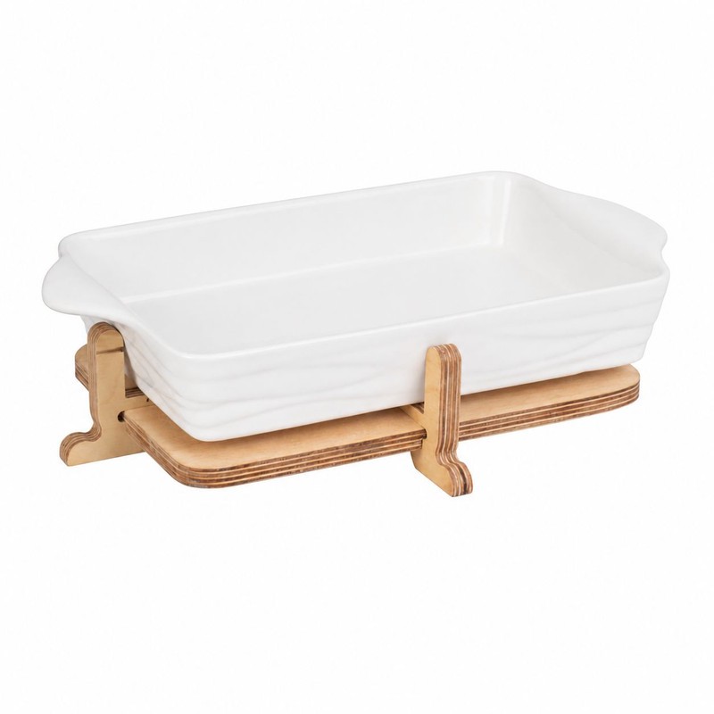ظرف سرو مدل کلاسیک کد E-B-01 به همراه استند ارسال پس کرایه