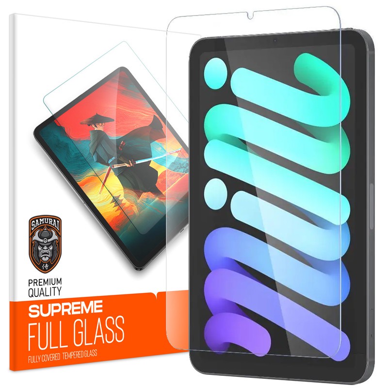 محافظ صفحه نمایش شفاف سامورایی مدل GlastR مناسب برای تبلت اپل iPad Mini 8.3 inch 2024 iPad Mini 8.3 inch 2021 ارسال ...