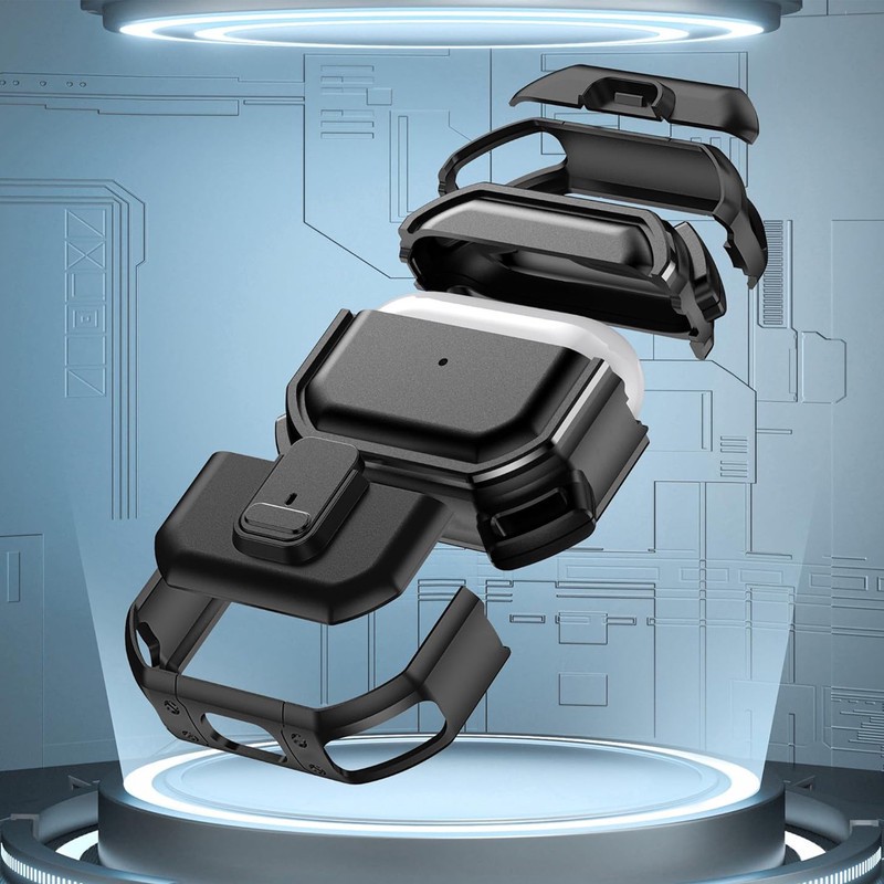 کاور سامورایی مدل Quad-33 مناسب برای کیس اپل ایرپاد Airpods 4 ارسال پس کرایه