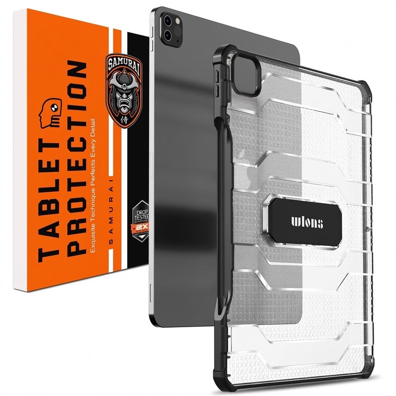کاور سامورایی مدل Wlons مناسب برای تبلت اپل iPad Air 13 2025 Air 13 2024 Pro 12.9 2022 2021 2020 ارسال پس کرایه
