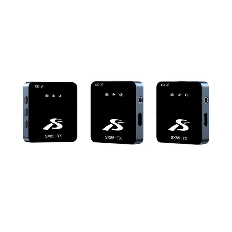 ست میکروفن یقه ای بی سیم مدل SX85 Dual Mic Type-cجدید