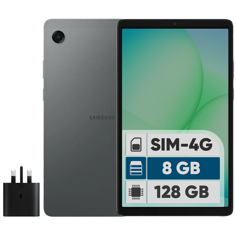 تبلت 8.7 اینچ سامسونگ مدل Galaxy Tab A11 4G، ظرفیت 128 گیگابایت و رم 8 گیگابایت، قابلیت پشتیبانی از سیم کارت، رزولوشن...