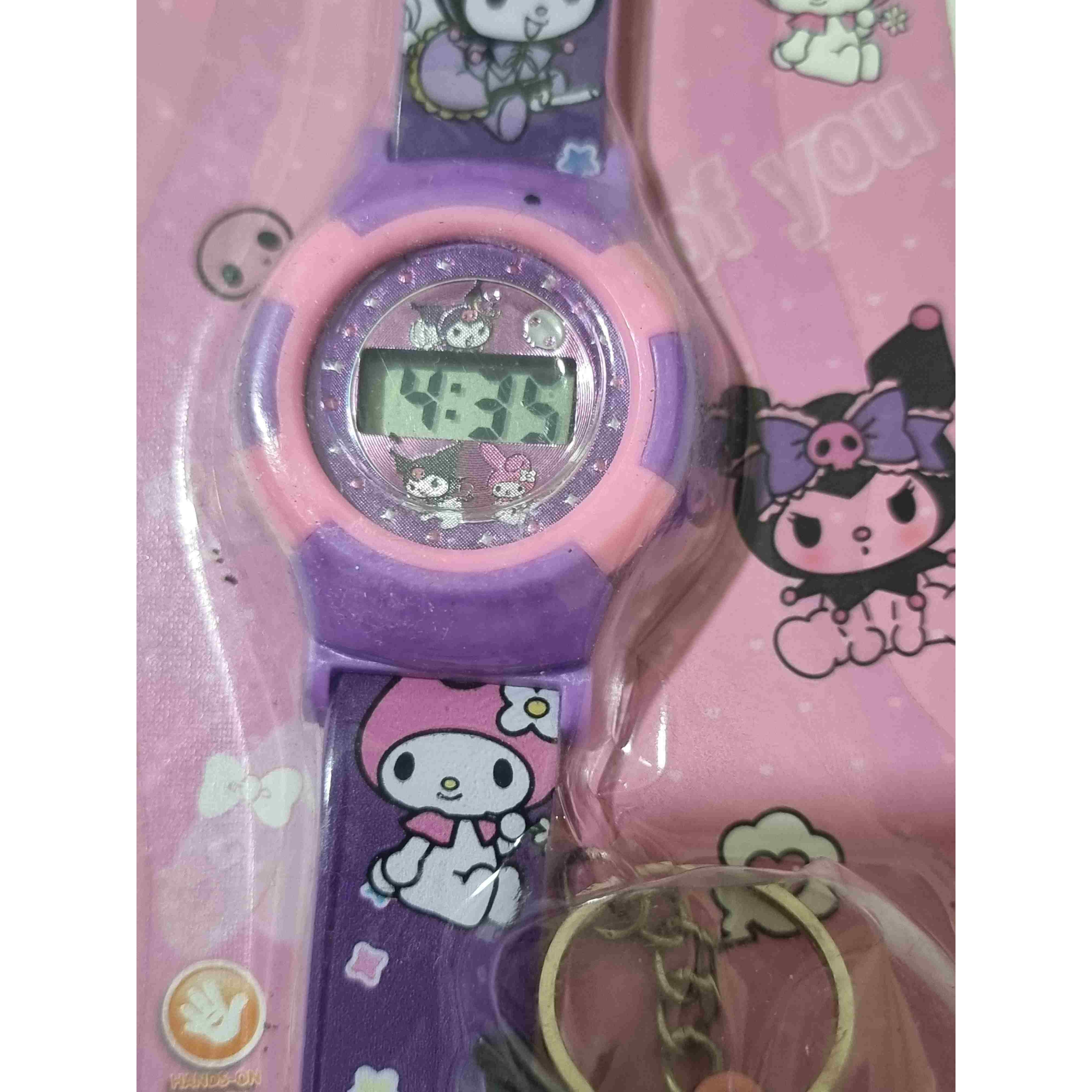 ست ساعت و پاسوییچی بچگانه با طرح کرومی از برند Cute toysجدید