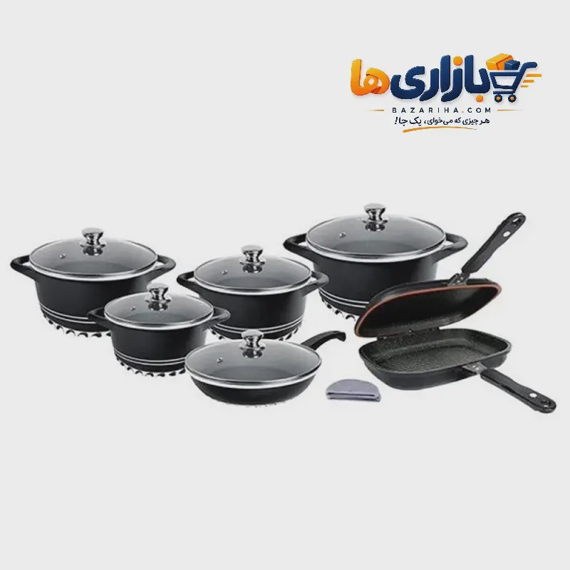 سرویس قابلمه 14 پارچه گرانیتی KST مدل 9210