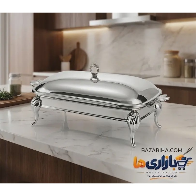سوفله استیل طرح رویال دسته کروم (3 سایز) کد 207SHجدید