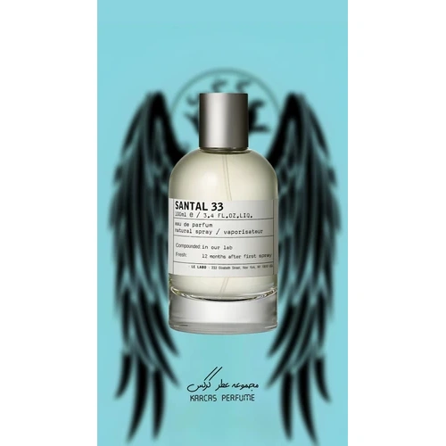 اکستراپرفیوم عطر ادکلن اورجینال له لابو سانتال 33 برند کرکس کیفیت تاپ مردانه،زنانه