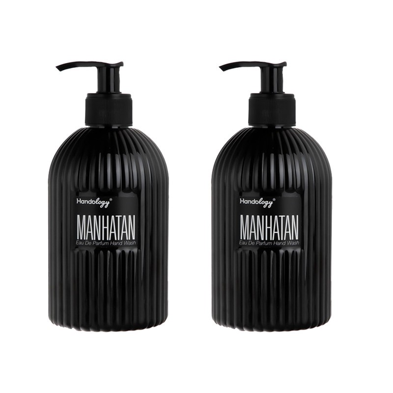 مایع دستشویی هندولوژی مدل Manhatan کد Sh8766 حجم 470 میلی لیتر مجموعه 2 عددی