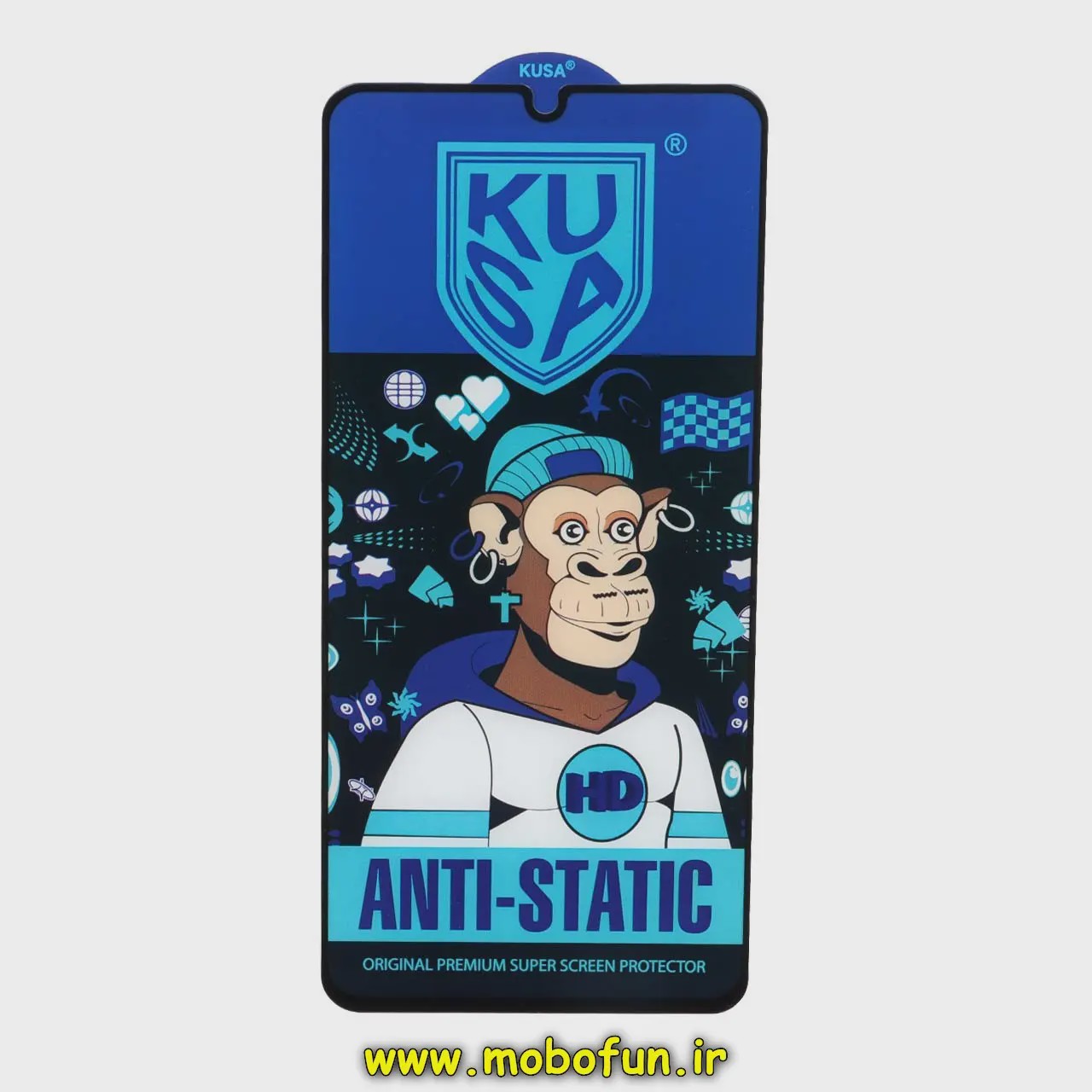 گلس گوشی شیشه ای KUSA سری آنتی استاتیک HD ANTI STATIC اورجینال برای Galaxy A70 Galaxy A70S Galaxy A42 Galaxy M42 سامس...