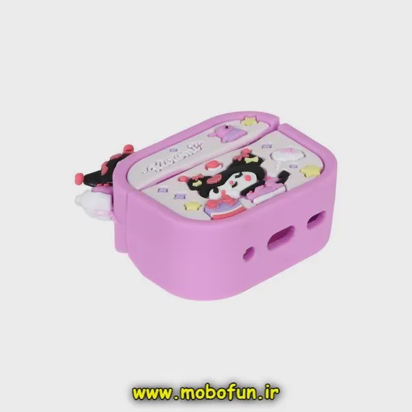 کاور Airpods Pro 2 سیلیکونی فانتزی سه بعدی طرح کرومی