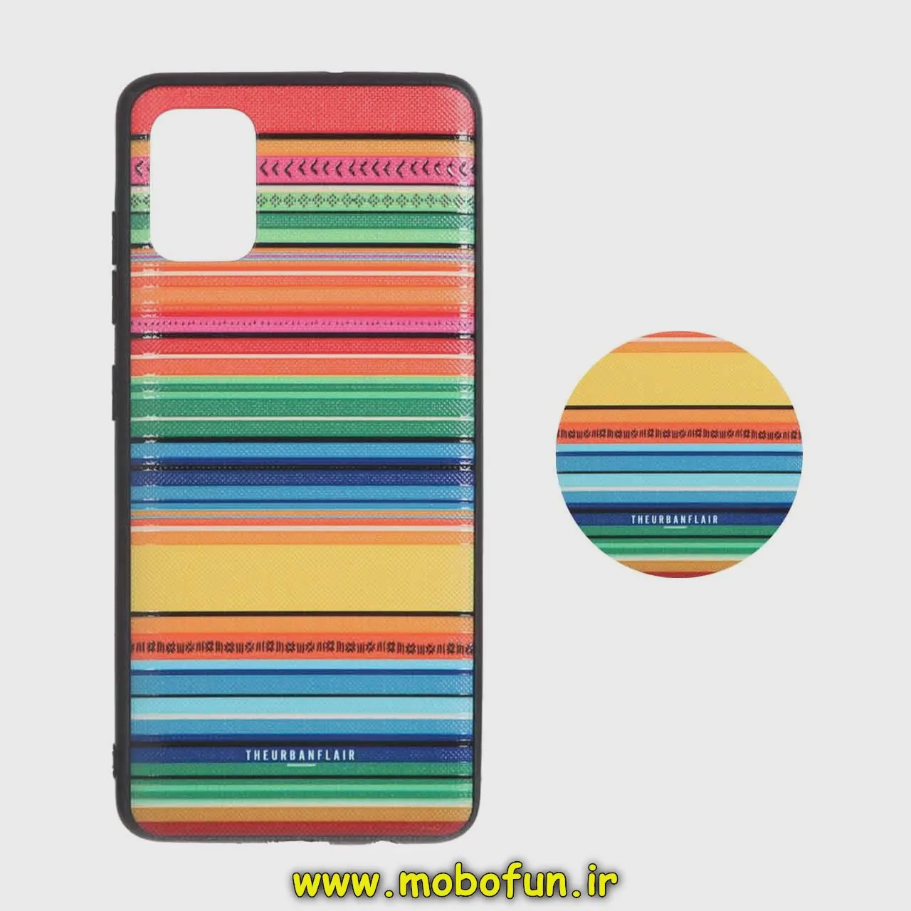 قاب گوشی Galaxy A51 سامسونگ فانتزی سوزنی برجسته پاپ سوکت دار طرح رنگارنگ کد 20980