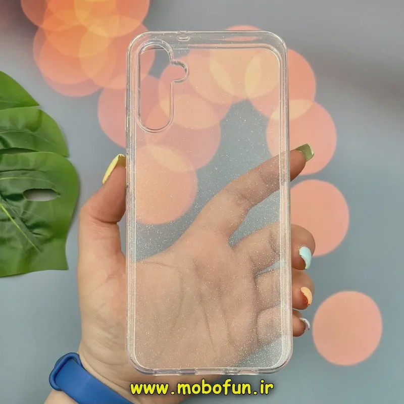 قاب گوشی Galaxy A14 4G - Galaxy A14 5G سامسونگ طرح ژله ای شفاف اکلیلی شاین کد 1006