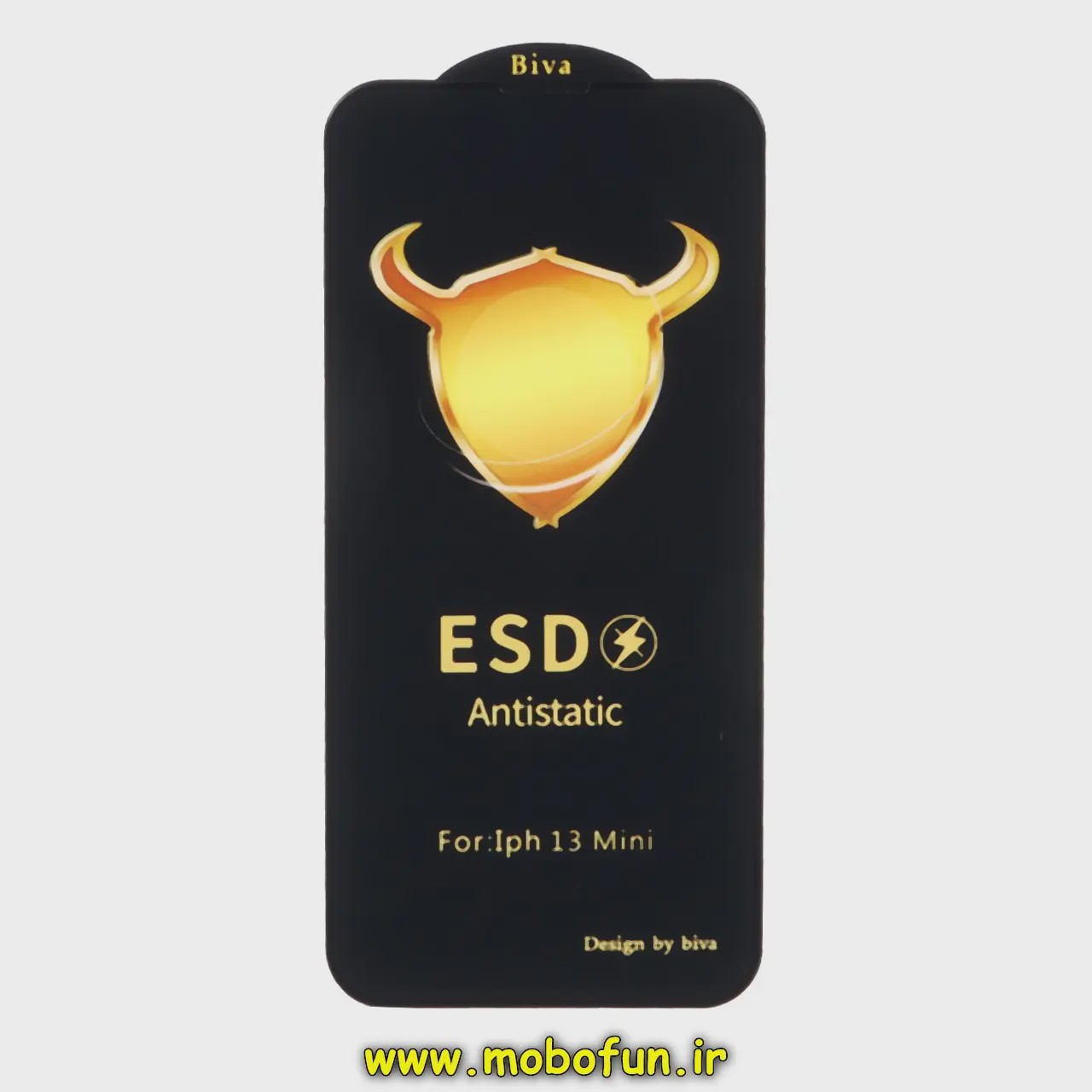 گلس گوشی شیشه ای Biva سری آنتی استاتیک ESD اورجینال برای iPhone 13 Mini آیفون کد 26247