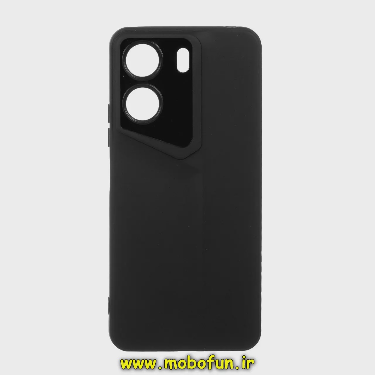 قاب گوشی Redmi 13C - Poco C65 شیائومی Porsche Design سیلیکونی ژله ای محافظ لنز دار مشکی کد E69-25954