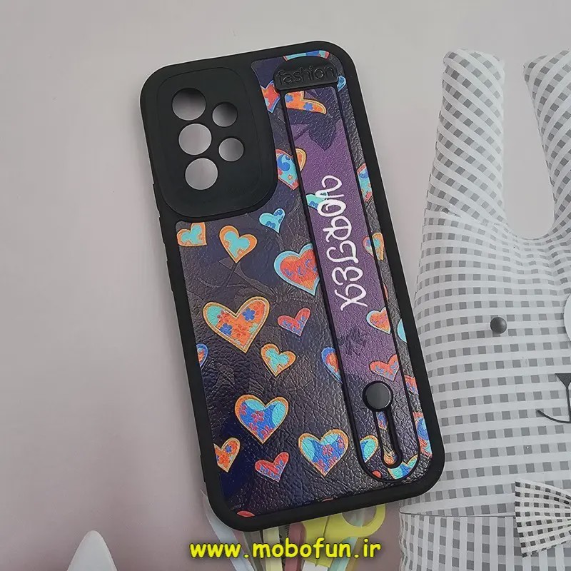 قاب گوشی Galaxy A53 5G سامسونگ دستبندی سیلیکونی فانتزی Fashion محافظ لنز دار طرح قلبی رنگی کد E28-177465