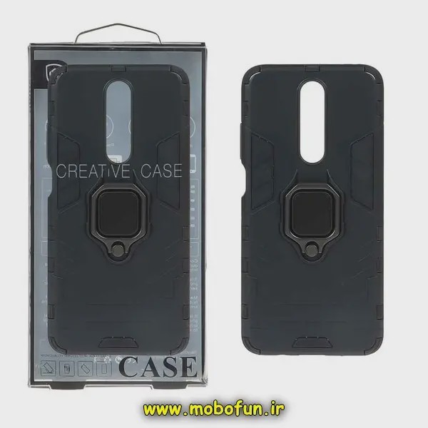 قاب گوشی Redmi K30 - Poco X2 شیائومی طرح ضد ضربه بتمن هولدر دار مشکی کد E24-176165