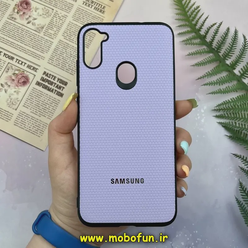 قاب گوشی Galaxy A11 - Galaxy M11 سامسونگ اورجینال چرمی Ultra Case اولترا کیس Q Series یاسی 892