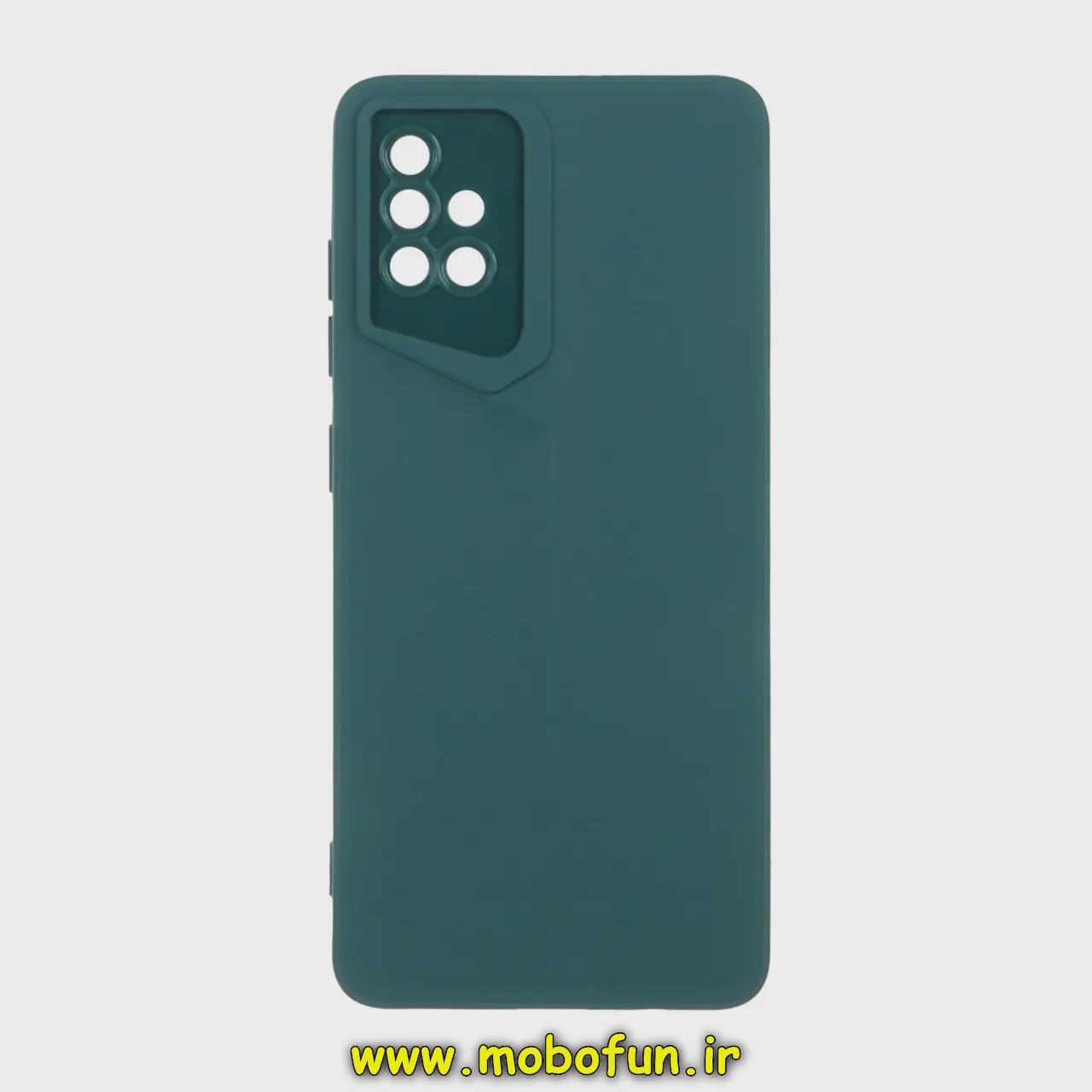 قاب گوشی Galaxy A51 سامسونگ Porsche Design سیلیکونی ژله ای محافظ لنز دار سبز کد E69-25697