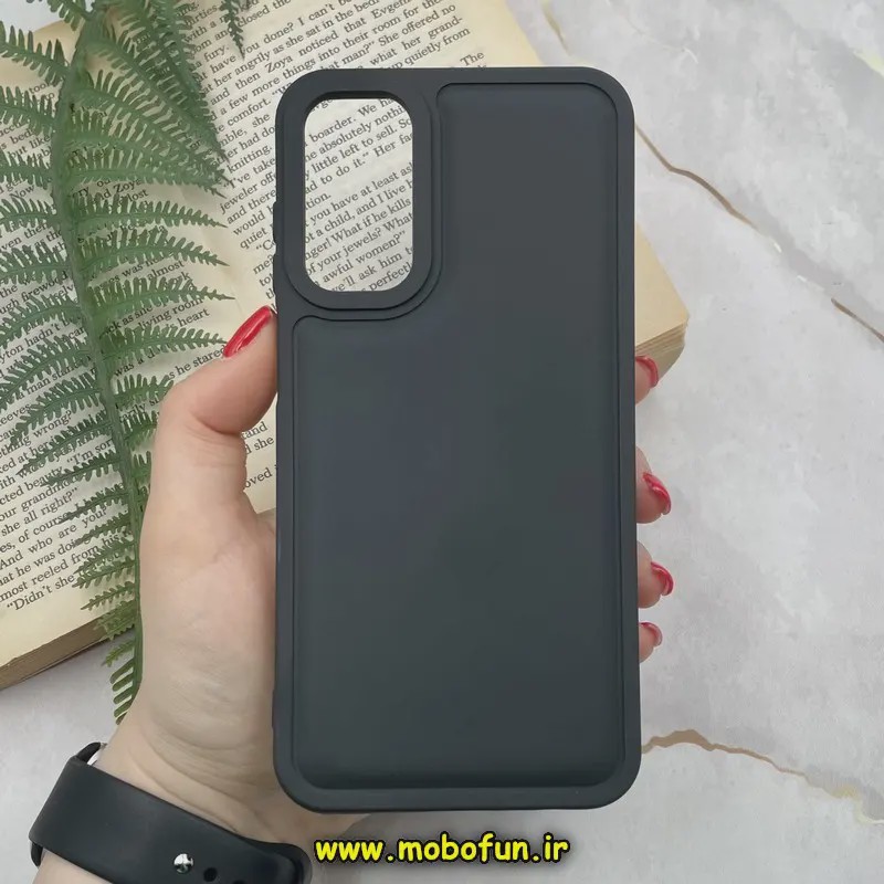 قاب گوشی Galaxy A15 سامسونگ سیلیکونی ژله ای پافر New DISIGN مشکی کد 60