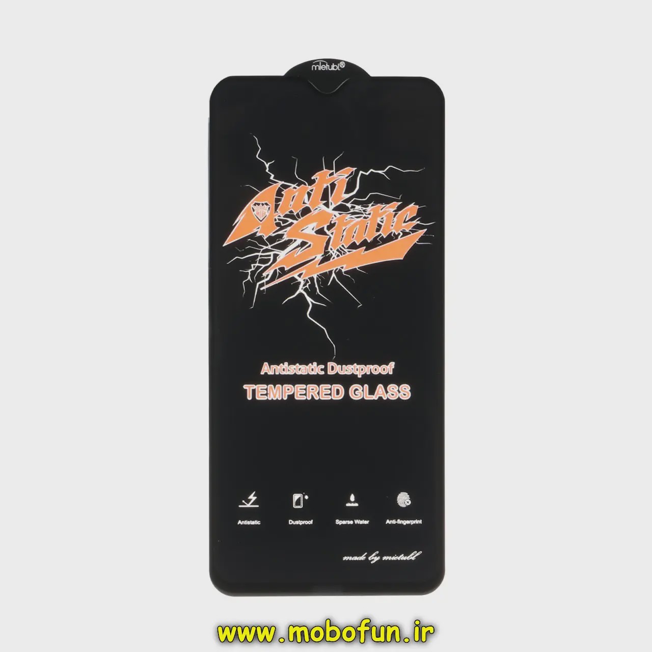 گلس گوشی Redmi Note 8 Pro - Poco M3 - Redmi 9T شیائومی شیشه ای Full Cover آنتی استاتیک میتوبل MIETUBL اورجینال کد 26374