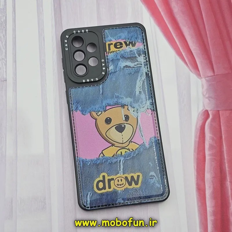 قاب گوشی Galaxy A73 سامسونگ فانتزی ژله ای اورجینال CASE CASE طرح خرس TEDY محافظ لنز دار کد 855