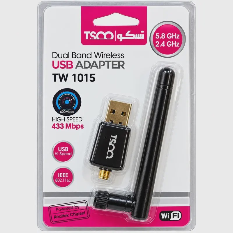 کارت شبکه USB تسکو مدل TW 1015 کد Z96-140946