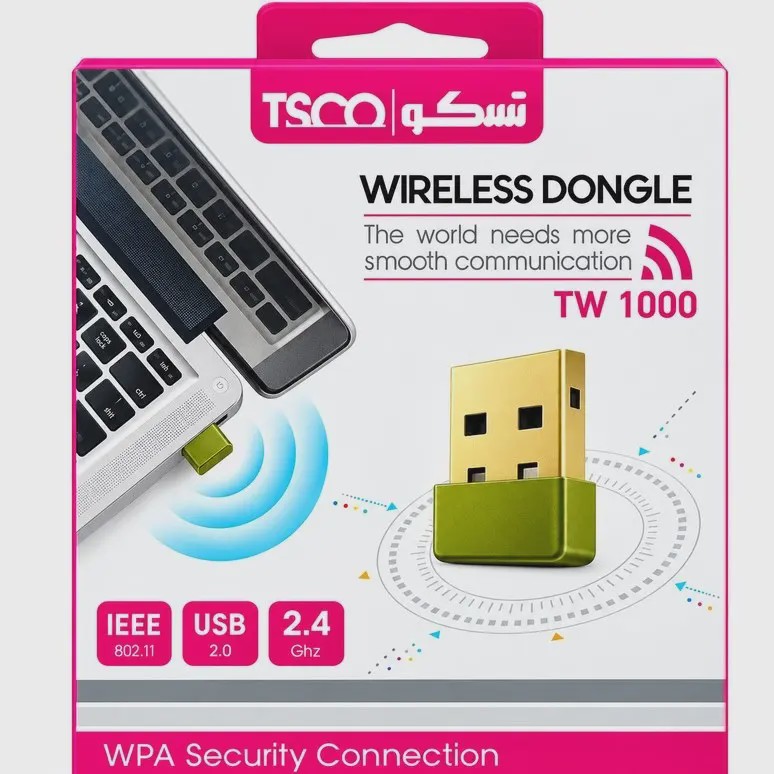 کارت شبکه USB تسکو مدل TW 1000 کد Z96-140945