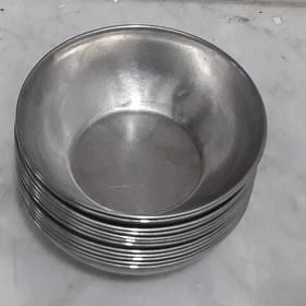 پیاله استیل بزرگ هرعدد