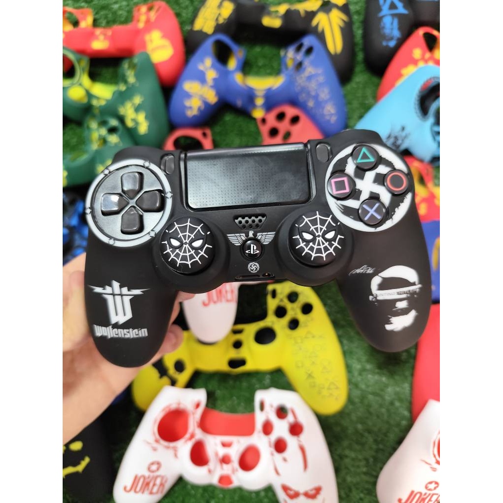 کاور دسته سیلیکونی Ps4 دو عدد سر آنالوگ برجسته کد 1049