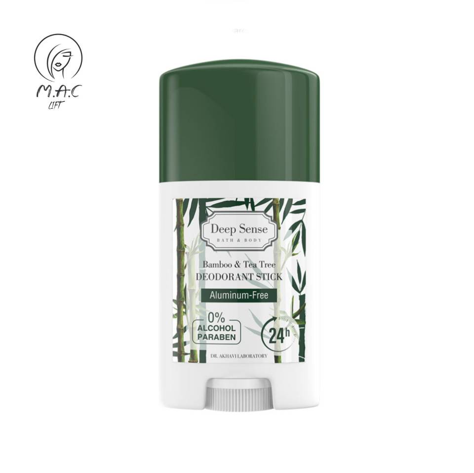 استیک دئودورانت دیپ سنس مدل بامبو و درخت چای Bamboo Tea tree حجم 40 گرم