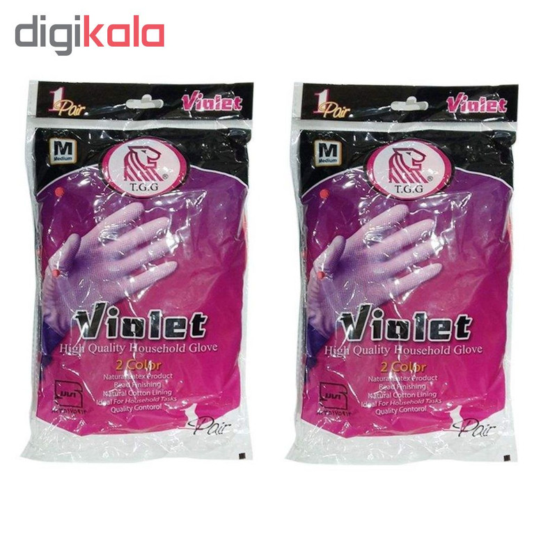 دستکش آشپزخانه ویولت کد 002 بسته 2 عددی
