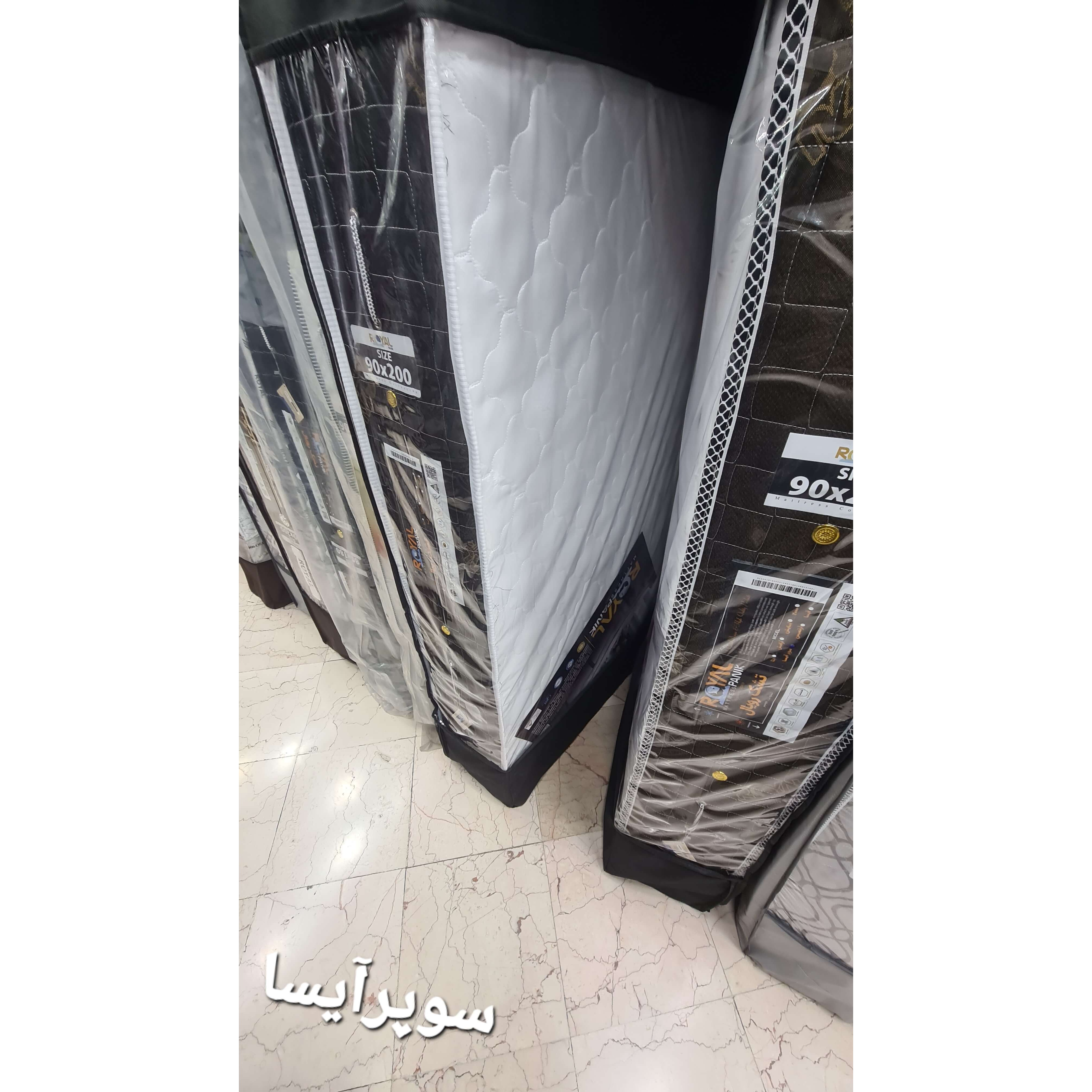 تشک رویال یکنفره مدل سوپرآیسا (سوپر طبی فنری) 200 90