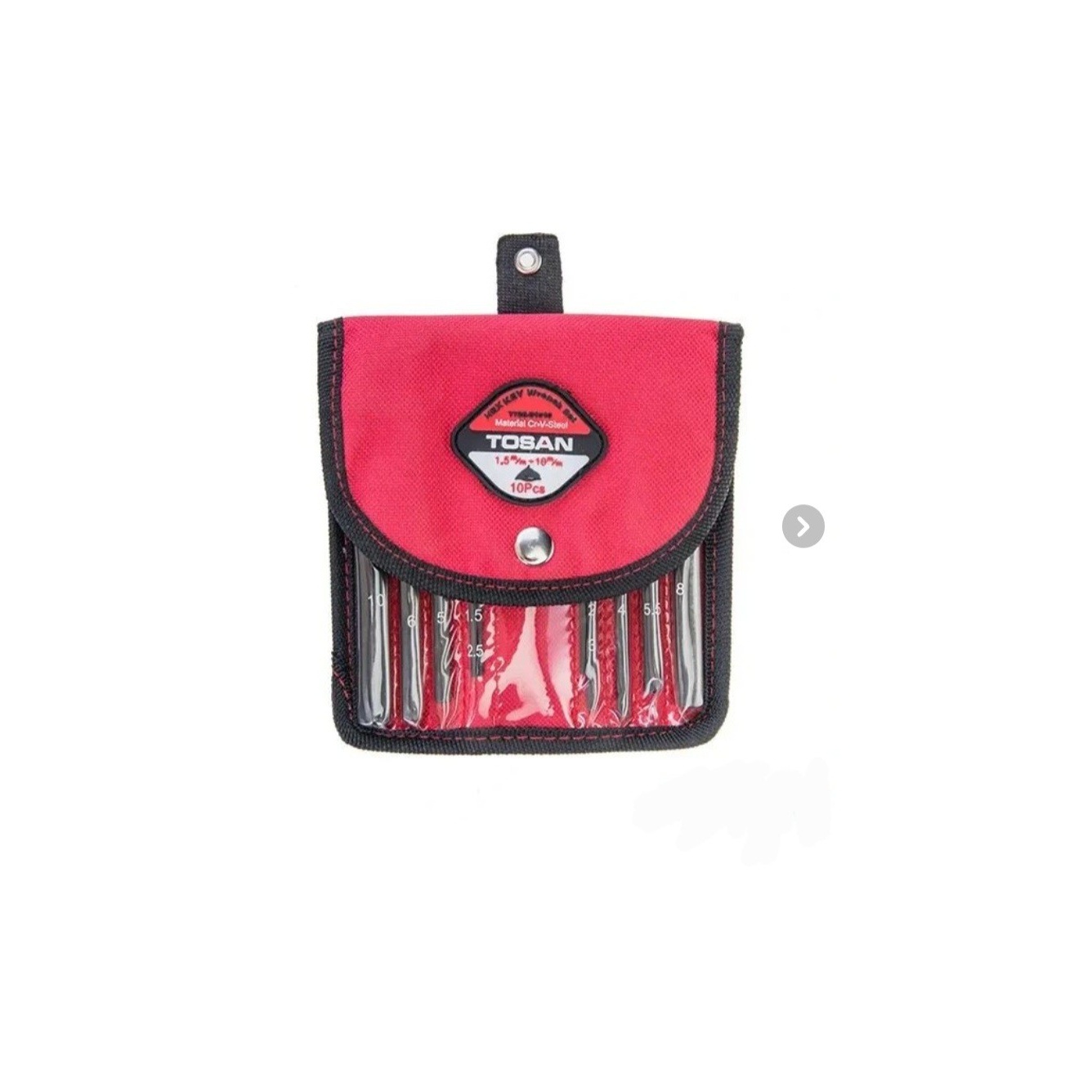 ست آچار آلن 10 عددی توسن مدل T726-B1510